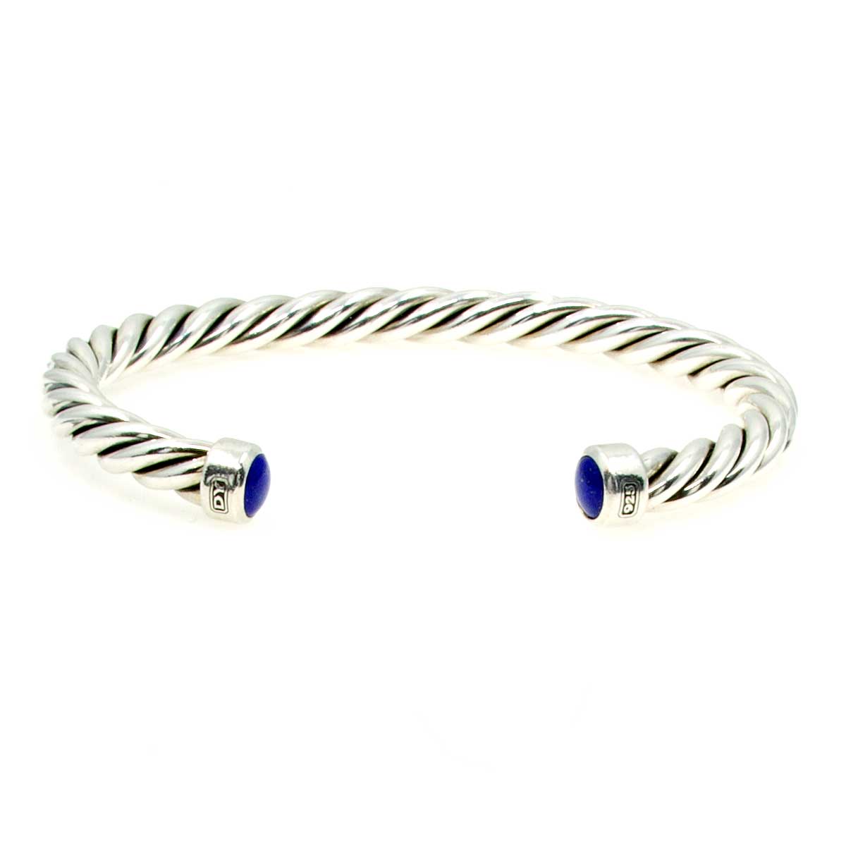 David Yurman Cable Bracelet with Gold Dome and Diamonds 192740001581 - Gary  Michaels Fine Jewelry