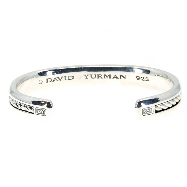 David Yurman Cable Inset Cuff Bracelet - Chicago Pawners & Jewelers