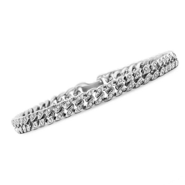David Yurman Curb Chain Bracelet with Diamonds