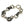 David Yurman Oval Link Black Ceramic Bracelet