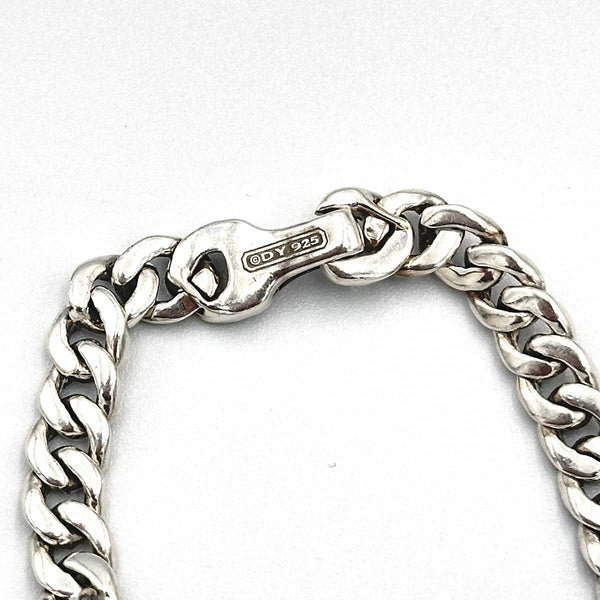David Yurman Curb Chain Bracelet with Diamonds