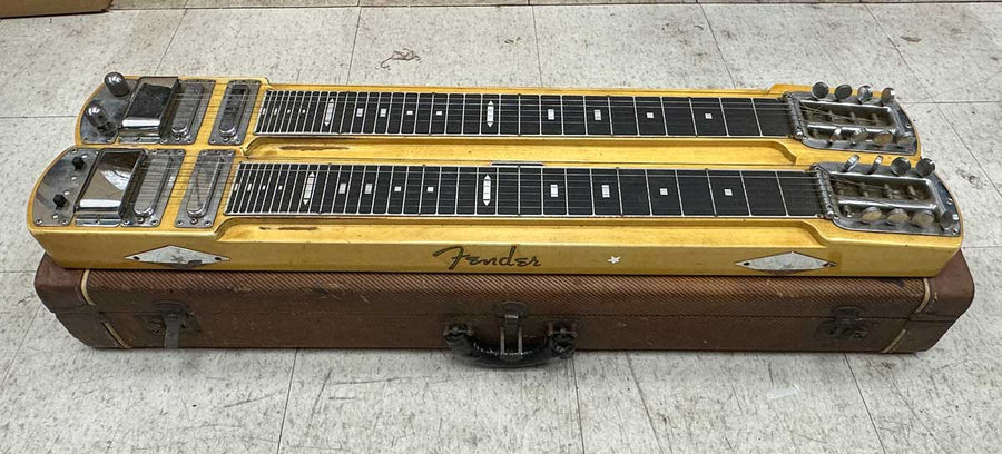 Fender Stringmaster D8 Double Neck Lap Steel - 1955 – Chicago Pawners ...