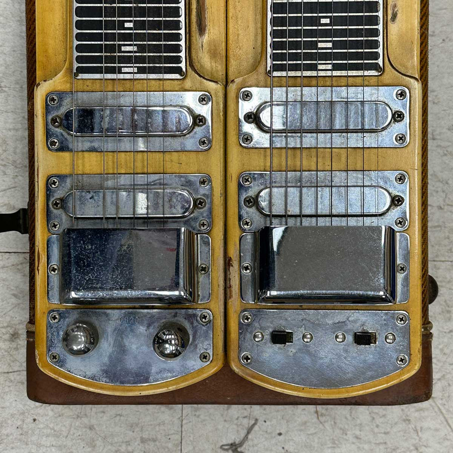 Fender Stringmaster D8 Double Neck Lap Steel - 1955 – Chicago Pawners ...