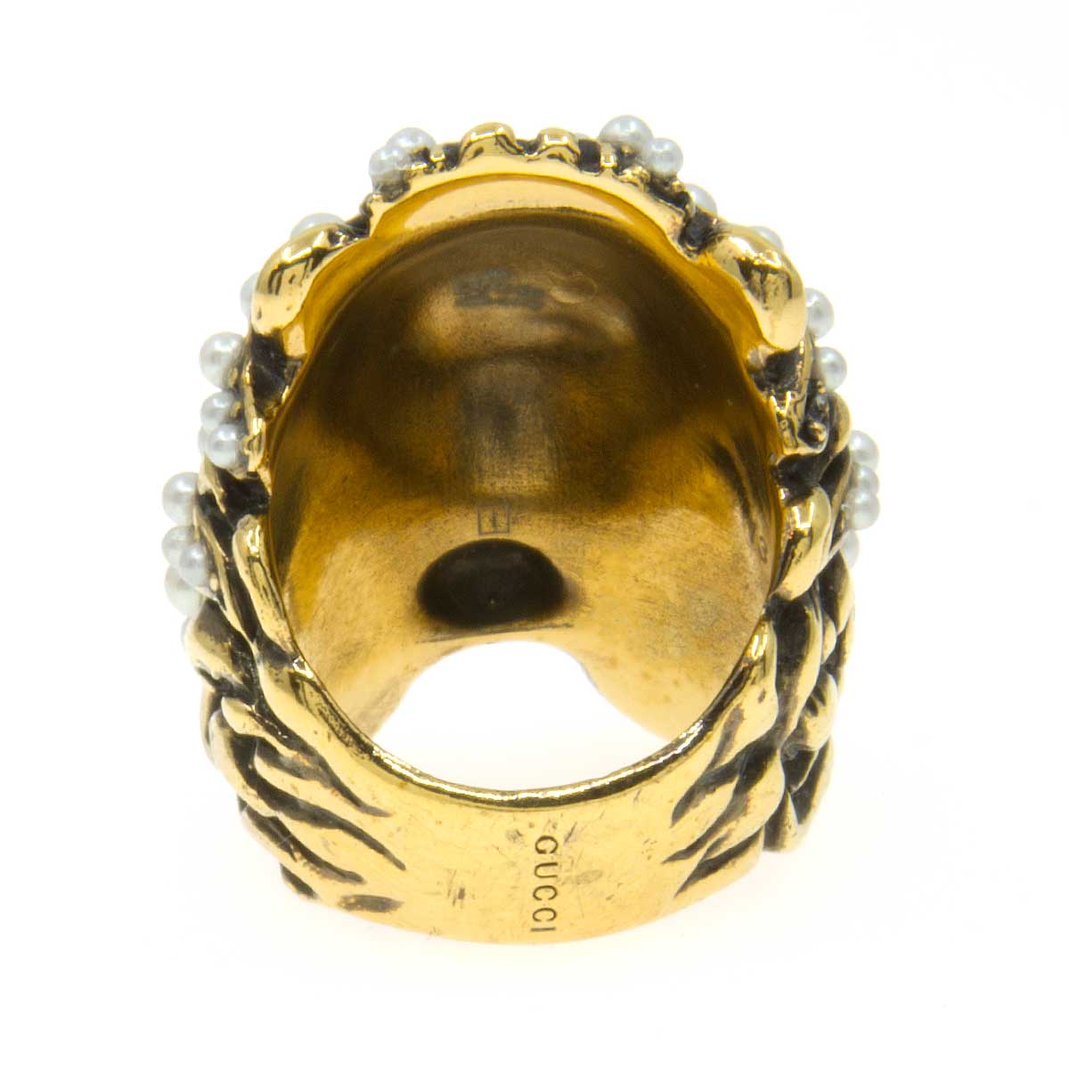 Gucci Lion Head Ring with Pearls – Chicago Pawners & Jewelers