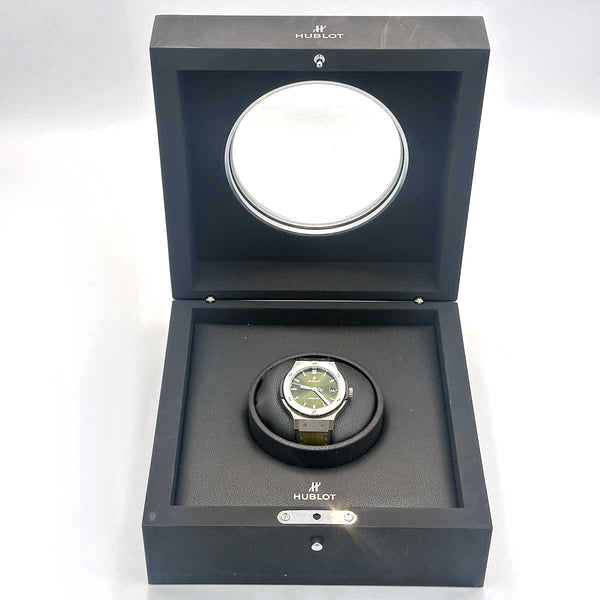 Hublot Classic Fusion Titanium 38mm Green Dial