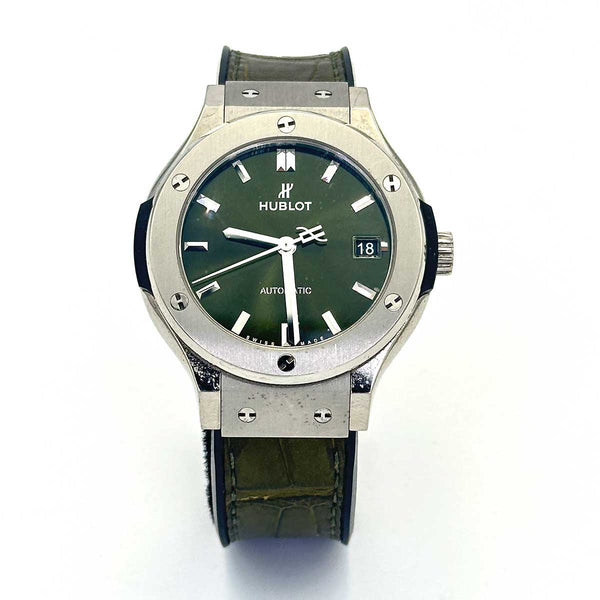 Hublot Classic Fusion Titanium 38mm Green Dial