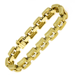 Judith Ripka 18K Gold & Diamond Bracelet - Chicago Pawners & Jewelers