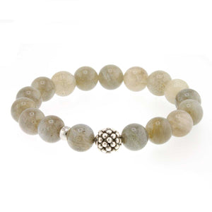 Lagos Caviar Maya Labradorite Silver Station Bracelet - Chicago Pawners & Jewelers