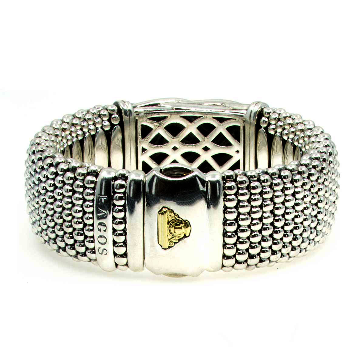 Lagos Gold X Pearl Caviar Bracelet - 05-80884-M7