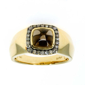 LeVian Men's Chocolate Quartz & Diamond Ring