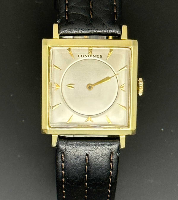 Longines 14kt Gold Mystery Dial Watch