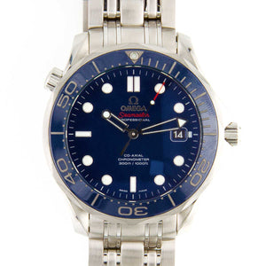 Omega Seamaster Diver 300M Blue Dial - Chicago Pawners & Jewelers