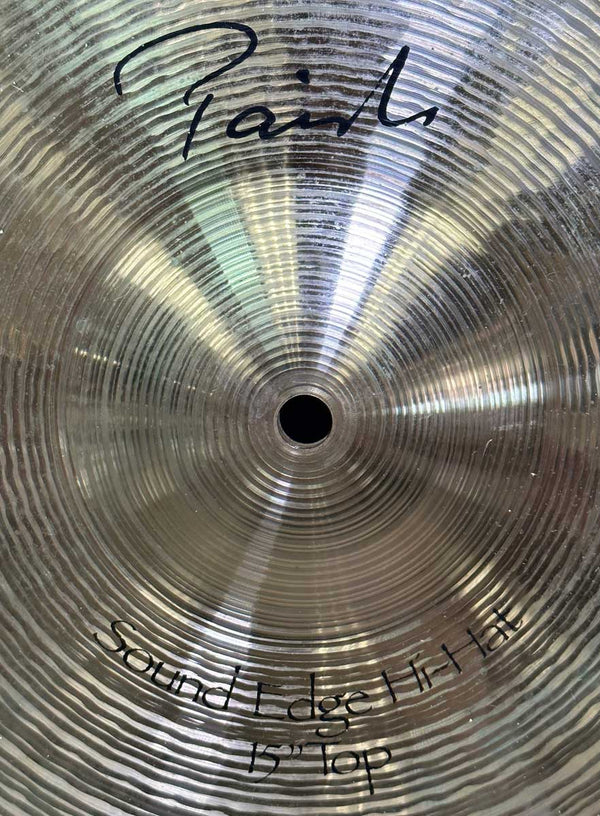 Paiste Signature Sound Edge 15" Hi Hat Cymbals - Rare