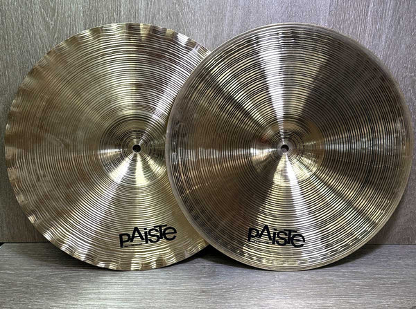 Paiste Signature Sound Edge 15" Hi Hat Cymbals - Rare - Chicago Pawners & Jewelers