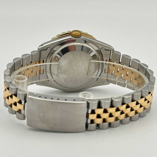 Rolex Datejust 36 SS/18K Champagne DIal Diamond Bezel