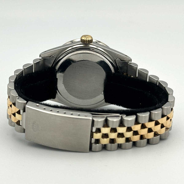 Rolex Datejust 36 SS/18K Champagne Diamond Dial Diamond Bezel