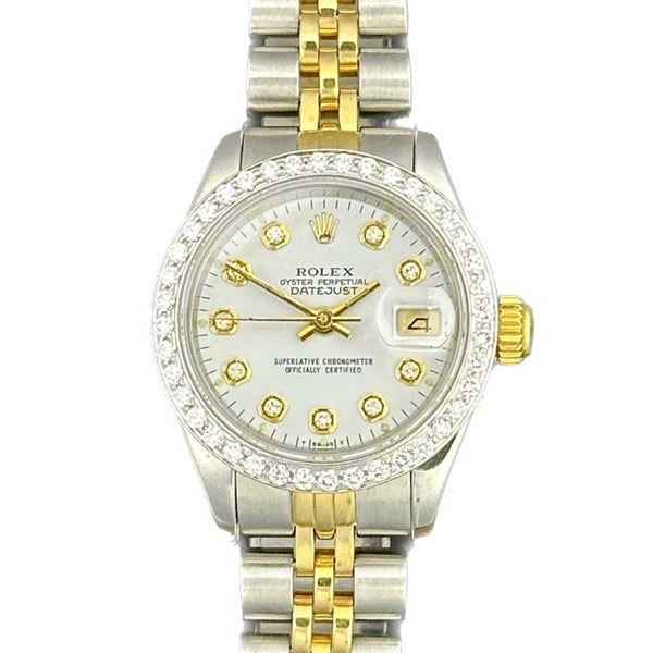 Rolex Datejust 26 SS/18K Diamond Dial & Bezel