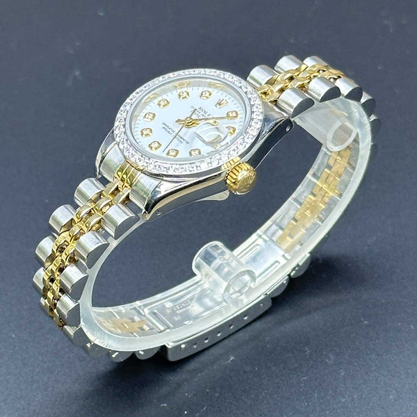 Rolex Datejust 26 SS/18K Diamond Dial & Bezel