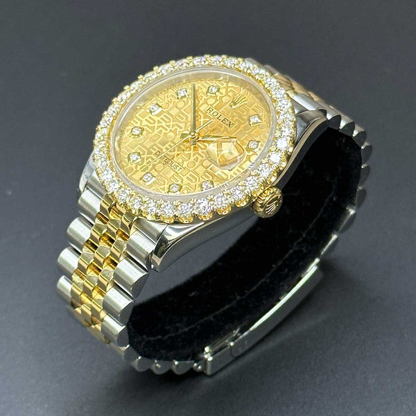 Rolex Datejust 36 Diamond Jubilee Dial & Diamond Bezel