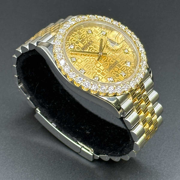 Rolex Datejust 36 Diamond Jubilee Dial & Diamond Bezel