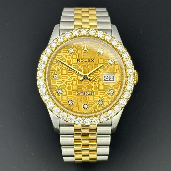 Rolex Datejust 36 Diamond Jubilee Dial & Diamond Bezel