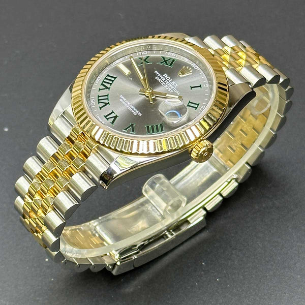 Rolex Datejust 41 18K/SS Wimbledon