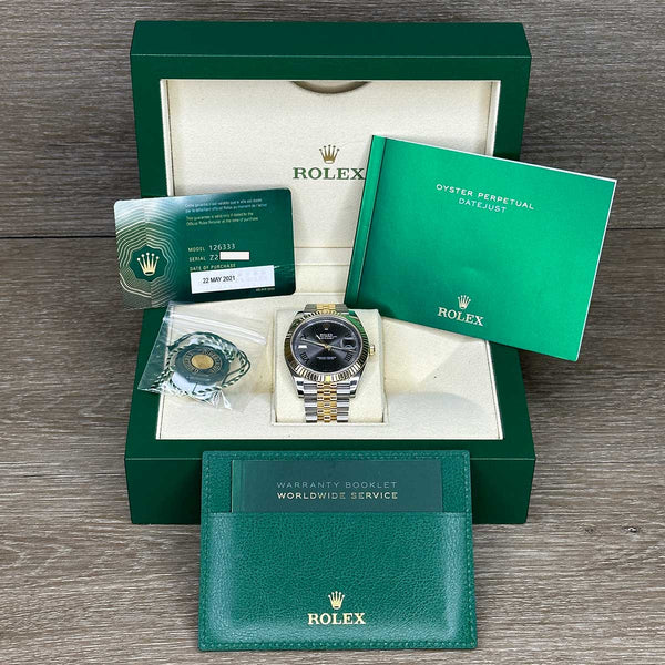 Rolex Datejust 41 18K/SS Wimbledon