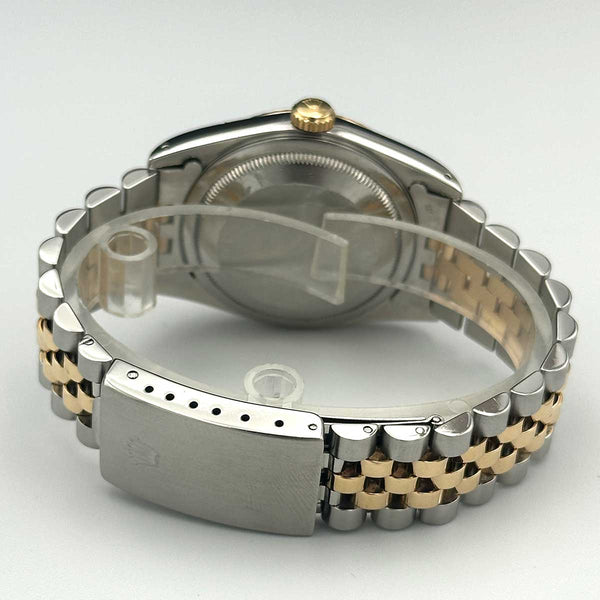Rolex Datejust 36 SS/18K Blue Arabic Jubilee Dial