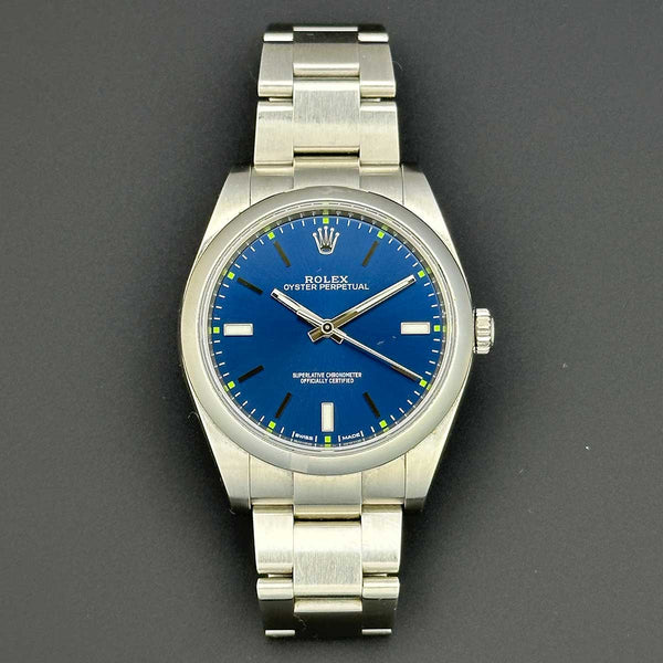 Rolex Oyster Perpetual 39 Blue Dial