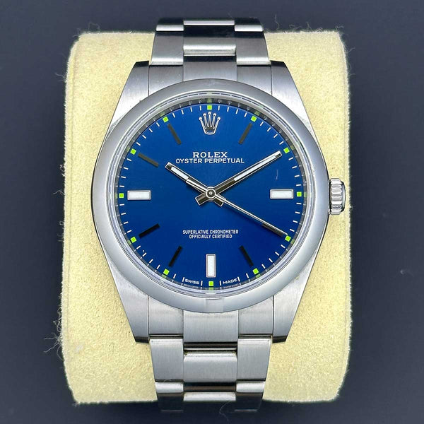 Rolex Oyster Perpetual 39 Blue Dial