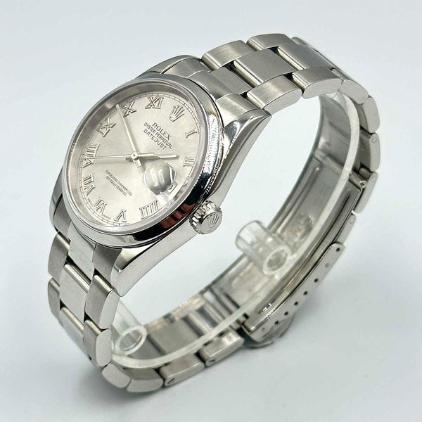 Rolex Datejust 36 SS Rhodium Roman Dial - 2000