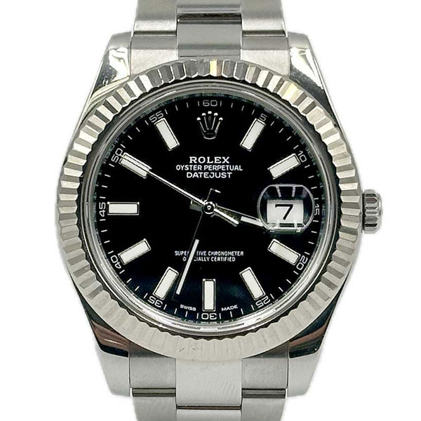 Rolex Datejust 41 Black Dial 2016 (card)