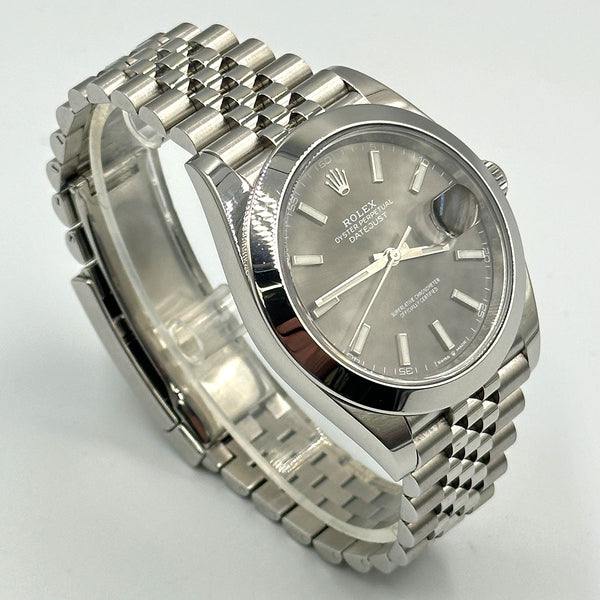 Rolex Datejust 41 Dark Rhodium Dial 2020 (B&P)