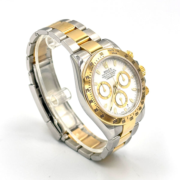 Rolex Daytona SS/18K White Dial  2013 (B&P)