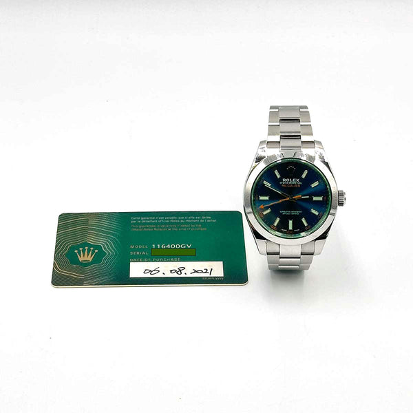 Rolex Milgauss Blue Dial 2021 (B&P)