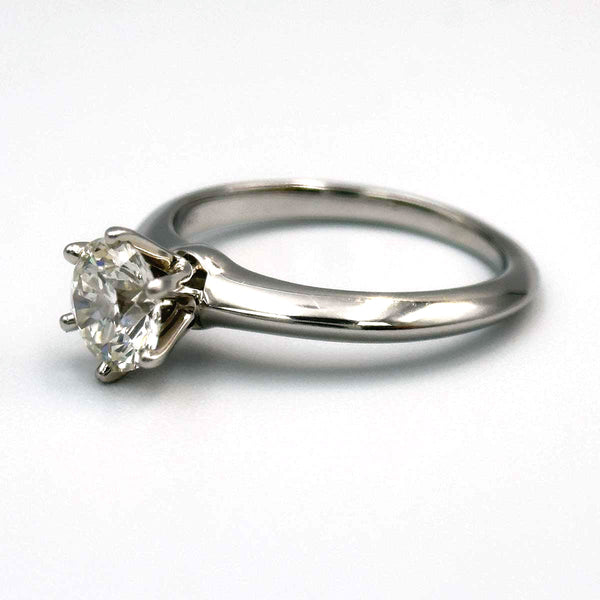1.14ct Tiffany & Co. Platinum Solitaire Diamond Engagement Ring