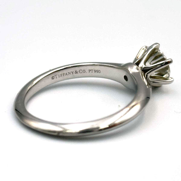 1.14ct Tiffany & Co. Platinum Solitaire Diamond Engagement Ring
