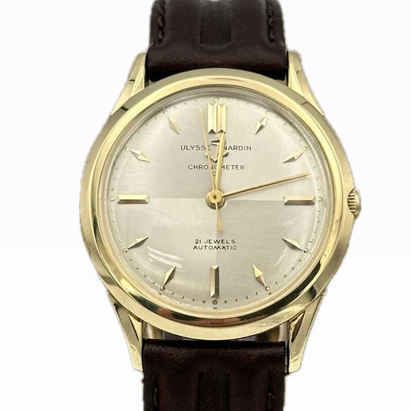 Ulysse Nardin 1960s 14kt Chronometer with Special Dial