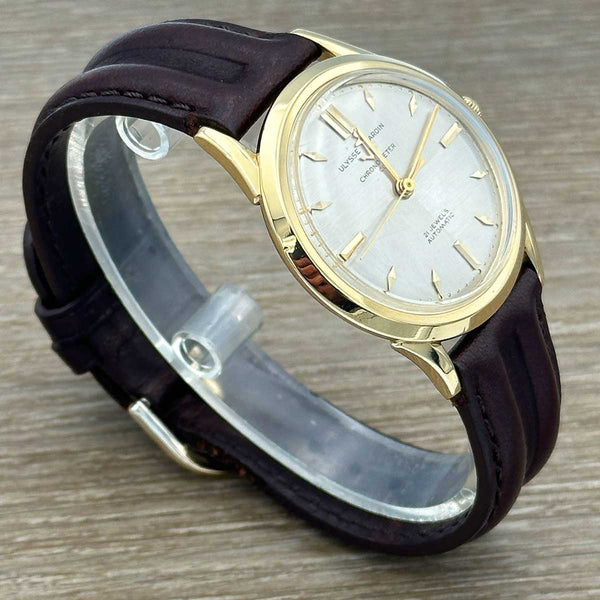 Ulysse Nardin 1960s 14kt Chronometer with Special Dial
