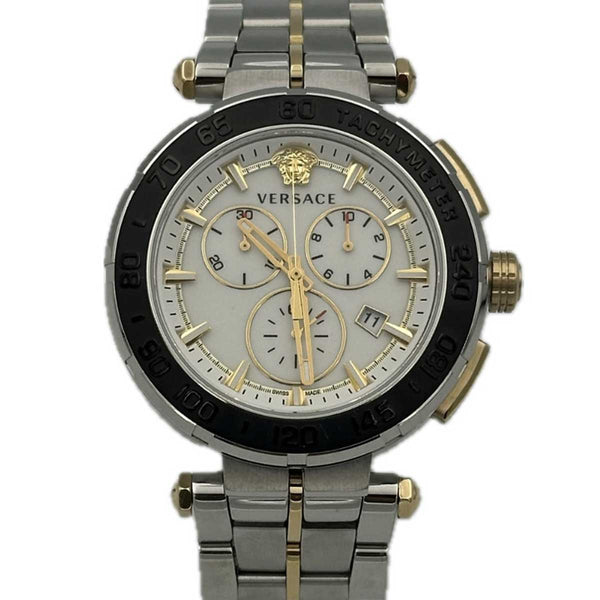 Versace Greca Chronograph - Silver