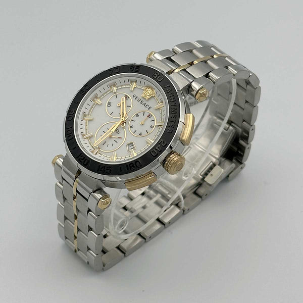 Versace Greca Chronograph - Silver