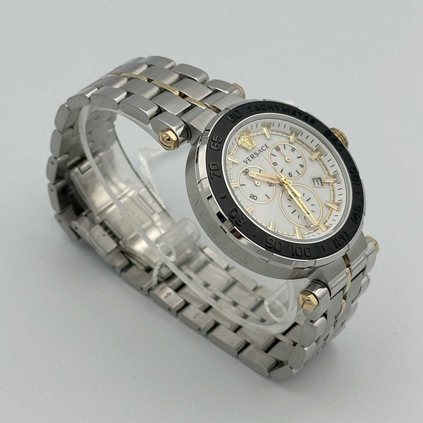 Versace Greca Chronograph - Silver