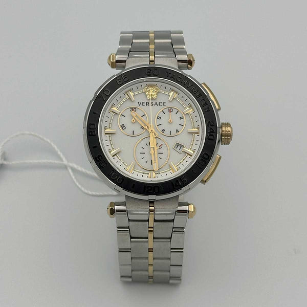 Versace Greca Chronograph - Silver