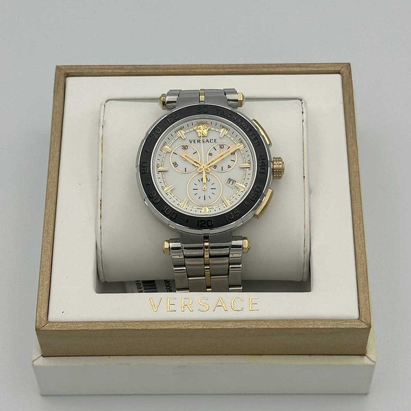 Versace Greca Chronograph - Silver