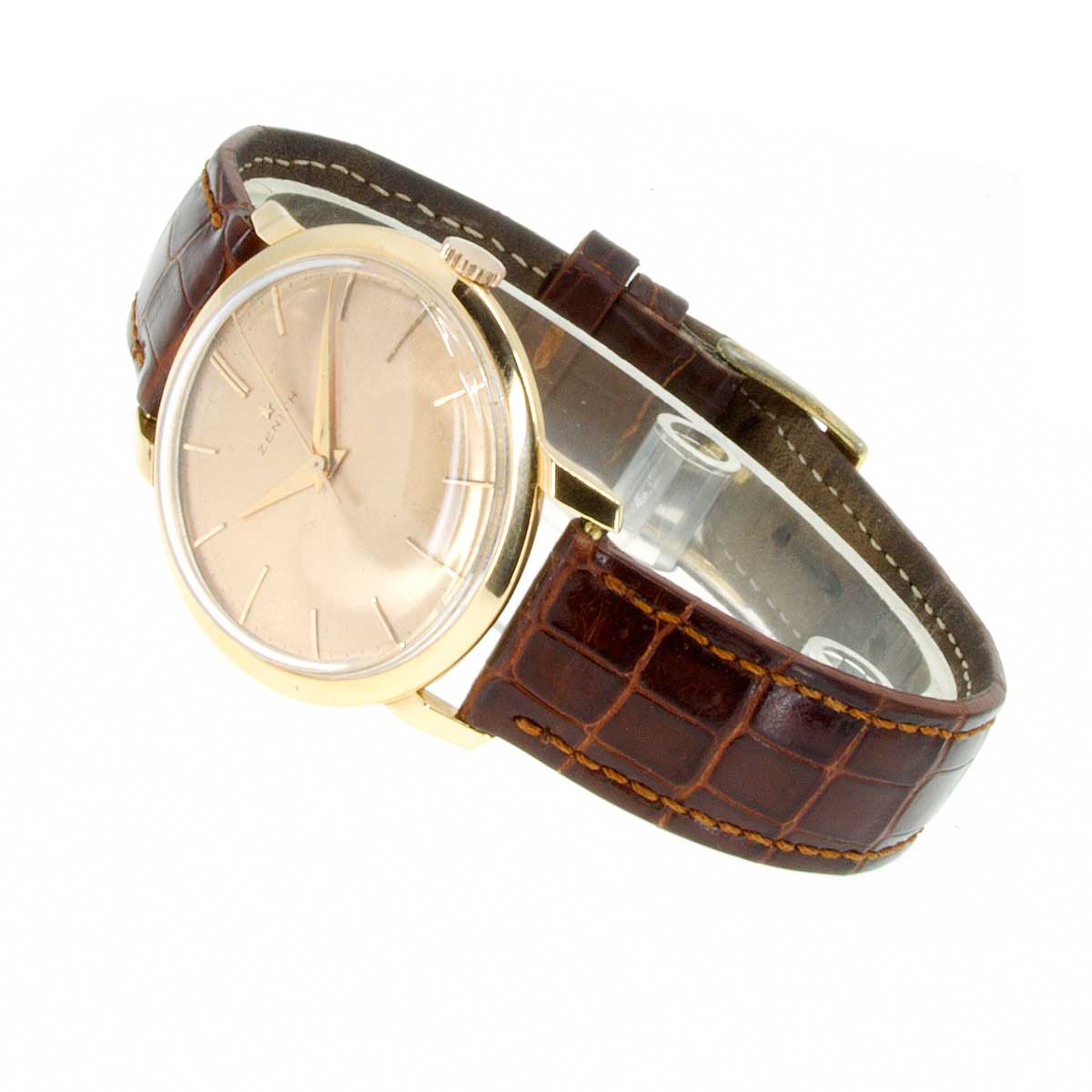 Zenith 14K Rose Gold Dress Watch ca. 1961 Zenith 14K Rose Gold Dress Watch ca. 1961
