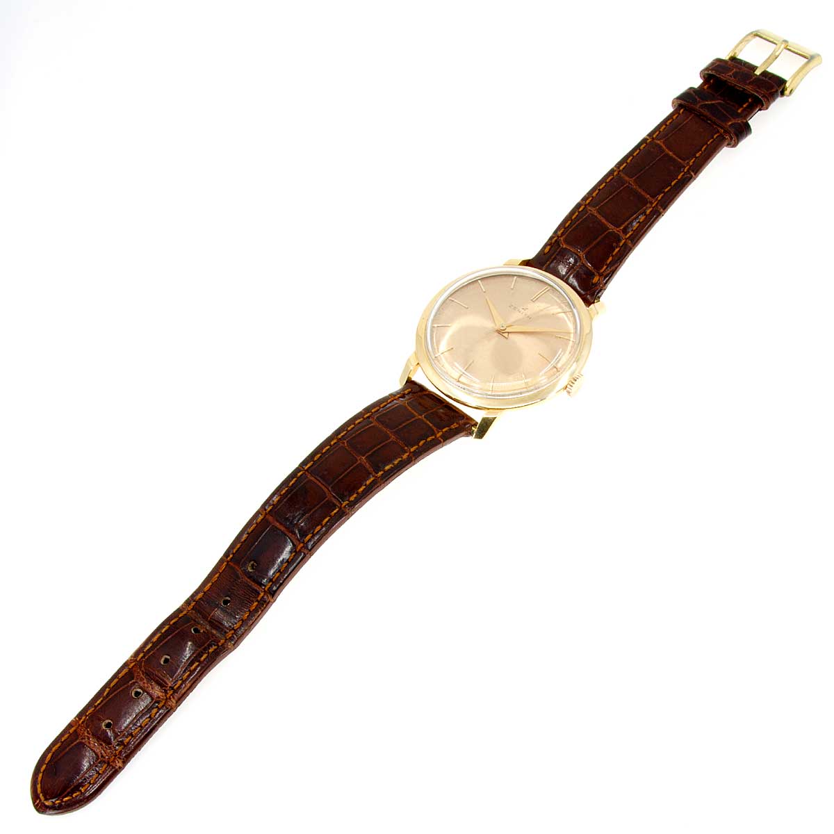 Zenith 14K Rose Gold Dress Watch ca. 1961 Zenith 14K Rose Gold Dress Watch ca. 1961