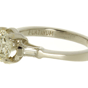 1.22ct Diamond Platinum Engagement Ring - Chicago Pawners & Jewelers