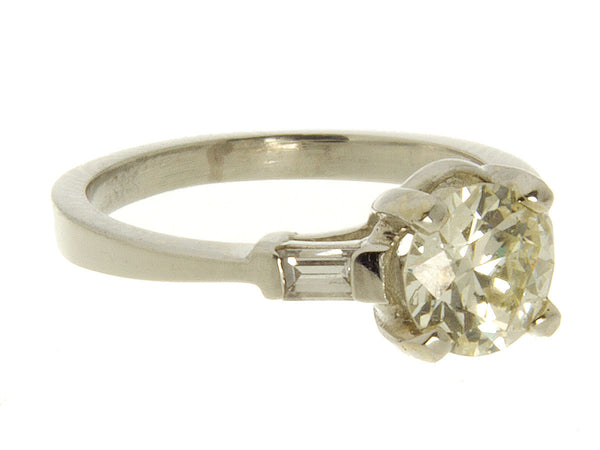 1.22ct Diamond Platinum Engagement Ring - Chicago Pawners & Jewelers