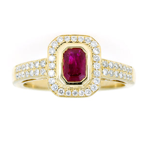 1.25ct Ruby & Diamond Ring - Chicago Pawners & Jewelers