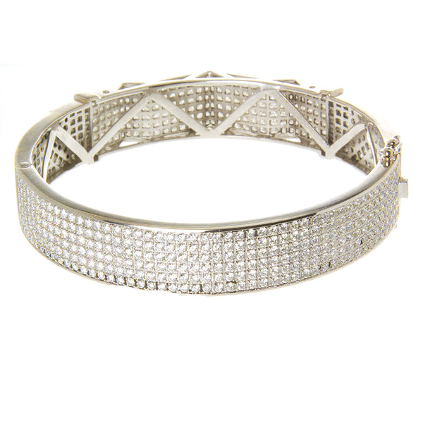 Bold 14.00 ct. Diamond Bangle Bracelet - Chicago Pawners & Jewelers